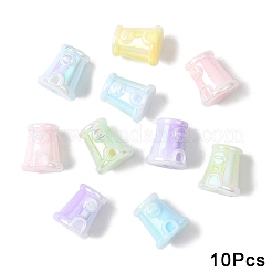 10шт акриловые бусины с УФ-покрытием&nbsp;MACR-YW0004-57