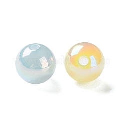 Непрозрачные акриловые бусины с УФ-покрытием&nbsp;PACR-D288-24