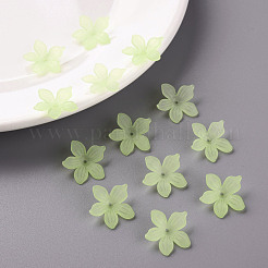 Матовые акриловые колпачки из бисера&nbsp;MACR-S371-05A-728