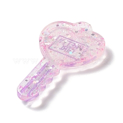 Акриловый кулон с блестками&nbsp;OACR-H035-01A