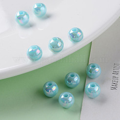 Непрозрачные акриловые бусины X-MACR-S370-D8mm-A07