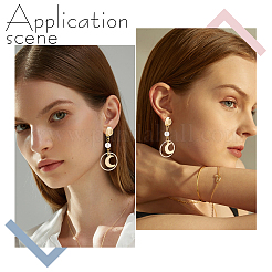 40 шт. фурнитура для сережек-гвоздиков из нержавеющей стали 304&nbsp;STAS-UN0063-92