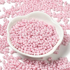 Непрозрачные цвета блестящие стеклянные бусины&nbsp;X1-SEED-B001-01A-05