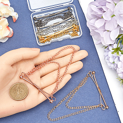 5 шт. 5-х цветные броши-цепочки из сплава FIND-GF0006-85