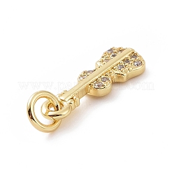 Латунные микро проложить кубического циркония подвески&nbsp;KK-C012-13G