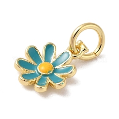 Латунь эмаль подвески&nbsp;KK-L216-006G-04