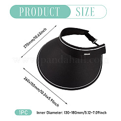 1 шт. полиэстеровая солнцезащитная шляпа&nbsp;AJEW-TA0002-57A