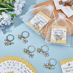 Брелок с подвесками из эмали из сплава 72 шт.&nbsp;KEYC-OC00006