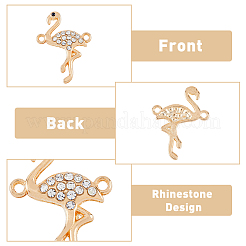 50 шт. подвески-соединители из сплава и хрустальных страз&nbsp;FIND-DC0002-57