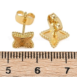 Латунь серьги&nbsp;EJEW-C152-06-G