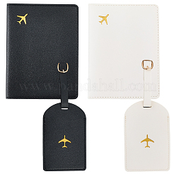 2 бирка для багажа из искусственной кожи и 2 обложки для паспорта&nbsp;FIND-CL0001-14D