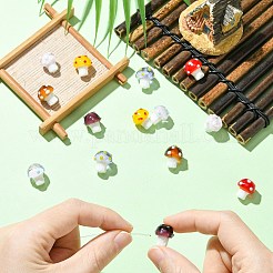 14шт 7 цвета бусины с эмалью лэмпворк ручной работы&nbsp;LAMP-CJ0002-87