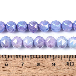 Антикоррозийные гальванические стеклянные бусины&nbsp;GLAA-N010-8mm-11