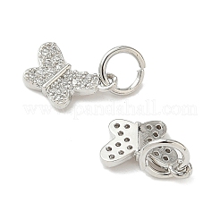 Латунные микро проложить кубического циркония подвески&nbsp;KK-D386-12P