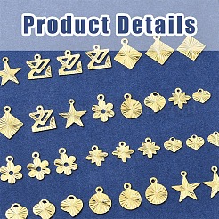 32 шт. 8 стиля подвески из латуни для стойки&nbsp;KK-FS0001-53