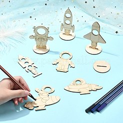 7 стили деревянные ремесленные принадлежности&nbsp;WOOD-CJ0002-29