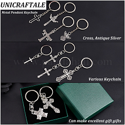 10шт. 10-х стильный металлический брелок-подвеска&nbsp;KEYC-UN0001-10