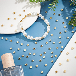 100 шт. разделительные бусины из нержавеющей стали 304&nbsp;STAS-UN0058-39