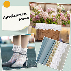 Кружевная лента из полиэстера&nbsp;OCOR-WH20005-43A