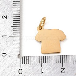 Подвески из нержавеющей стали 304 с эмалью&nbsp;LS-STAS-I365-05G-02