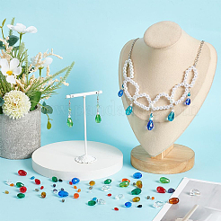 270шт 27 стиля нити стеклянных бусин&nbsp;GLAA-PH0003-57