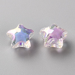 Прозрачные акриловые бусины&nbsp;TACR-S152-01B-SS2114