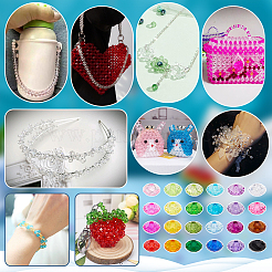 720шт 24 стиля прозрачные акриловые бусины&nbsp;OACR-PH0004-64