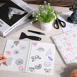 Блокнот для сбора наклеек формата А5 с отрывными листами на спирали&nbsp;AJEW-CP0007-85B