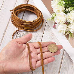 5 м плоские шнуры из коровьей кожи&nbsp;WL-GF0001-27B-01