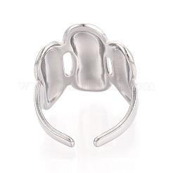 Регулируемые манжеты из нержавеющей стали 304 для женщин&nbsp;RJEW-N052-10P