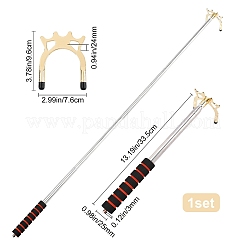 Выдвижная клюшка для бильярда из нержавеющей стали&nbsp;STAS-WH0023-28