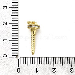 Латунные микро проложить кубического циркония подвески&nbsp;KK-K400-45G