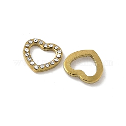 Кабошоны из стразов из нержавеющей стали 304&nbsp;STAS-A057-04G-D02