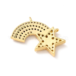 Реечное покрытие латунь микро паве разноцветные подвески из кубического циркония&nbsp;KK-M230-01G