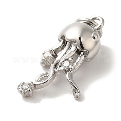 Стойки обшивки латунь микро проложить Циркон подвеску&nbsp;KK-U027-09-03P