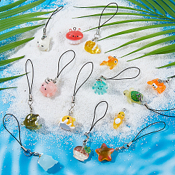 14 шт. резиновые ремешки для мобильного телефона&nbsp;HJEW-DC00072