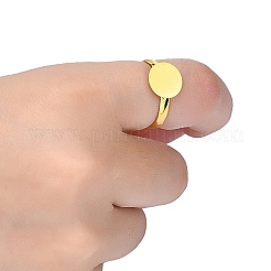 Латунная фурнитура для кольца&nbsp;X-EC022-G