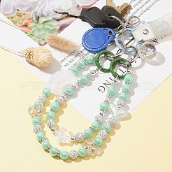 Ремни для сумок из акрилового бисера в форме сердца&nbsp;AJEW-BA00111