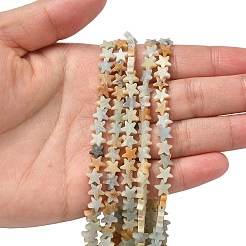 Натуральный цветок амазонитовые бусины пряди&nbsp;G-F817-A17-01