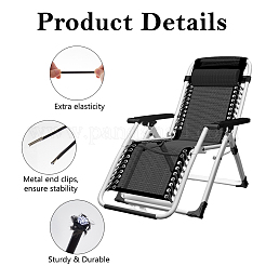 4 шт. полиэстеровые эластичные шнуры 2-х размеров с металлическим наконечником&nbsp;OCOR-WH0063-116