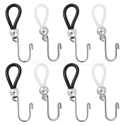 20 шт. 2-х цветный железный держатель молнии верхний&nbsp;FIND-CP0002-85