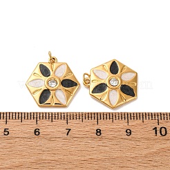 Подвески из нержавеющей стали 304 со стразами&nbsp;STAS-U061-14G-01