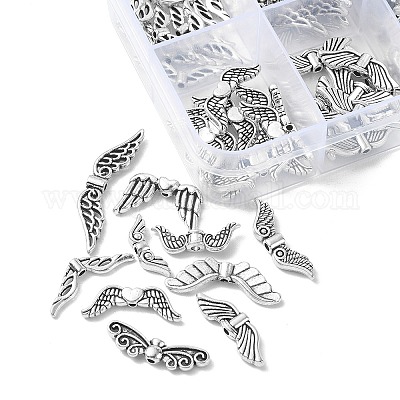 100шт 10 стильные бусины из сплава в тибетском стиле&nbsp;TIBEB-YW0001-16-1