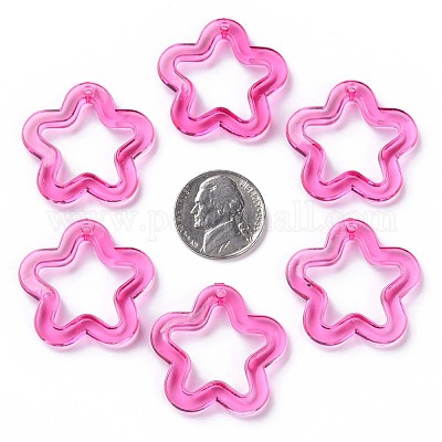 Прозрачные акриловые бусины&nbsp;MACR-S373-24-B04-1