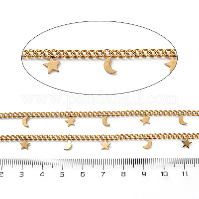 Цепи панцирного крепления из нержавеющей стали 304 с подвеской в виде звезды CHS-F020-03G-02-1