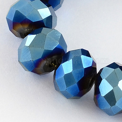 Гальванические стеклянные бусины&nbsp;EGLA-R080-10mm-M-1