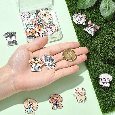 20шт 10 вида акриловых кабошонов&nbsp;SACR-CJ0001-87-1