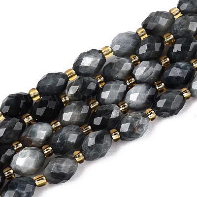 Натуральный орлиный глаз бусы&nbsp;G-N342-53-8x6-03-1