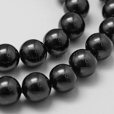 Жемчуги из порошка раковины&nbsp;BSHE-L026-07-10mm-1