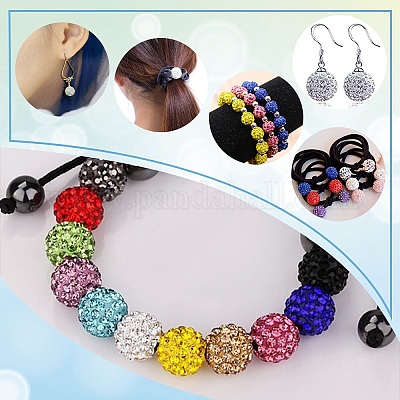 Pave disco бусины&nbsp;X-RB-A130-10mm-23-1